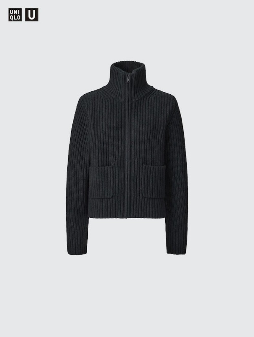 Price Firm 🍓 Uniqlo Wool Blend Zip Up